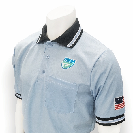 USA300IN-PB IHSAA Short Sleeve Powder Blue Umpire Shirt (3 Options A –  Officially Dalco